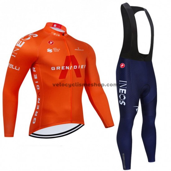 Tenue Maillot M/L + Collant à Bretelles 2021 Ineos Grenadiers M002