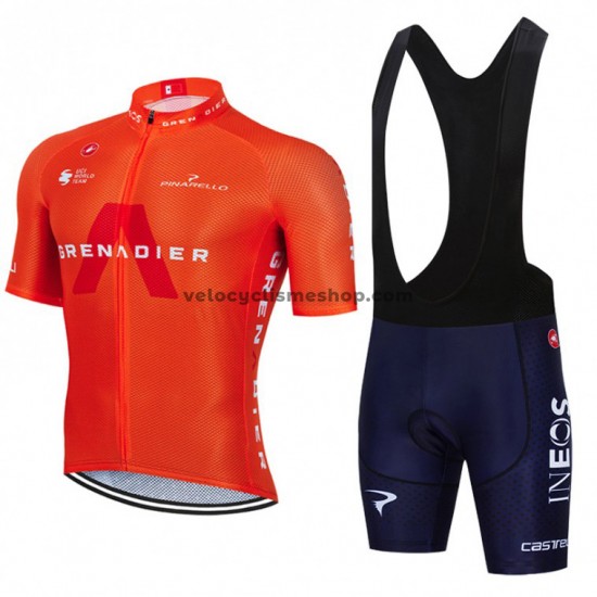 Tenue Maillot + Cuissard à Bretelles 2021 Ineos Grenadiers M002