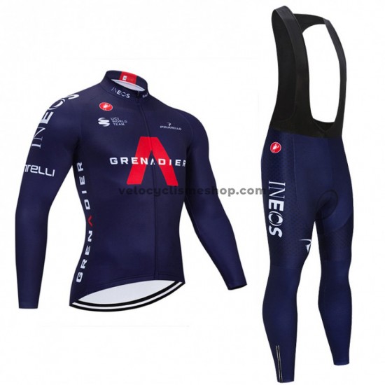 Tenue Maillot M/L + Collant à Bretelles 2021 Ineos Grenadiers M003