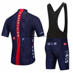 Tenue Maillot + Cuissard à Bretelles 2021 Ineos Grenadiers M003