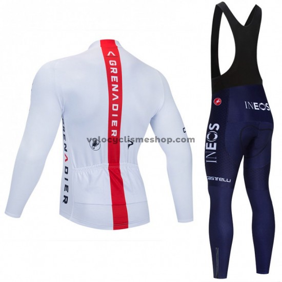 Tenue Maillot M/L + Collant à Bretelles 2021 Ineos Grenadiers M004