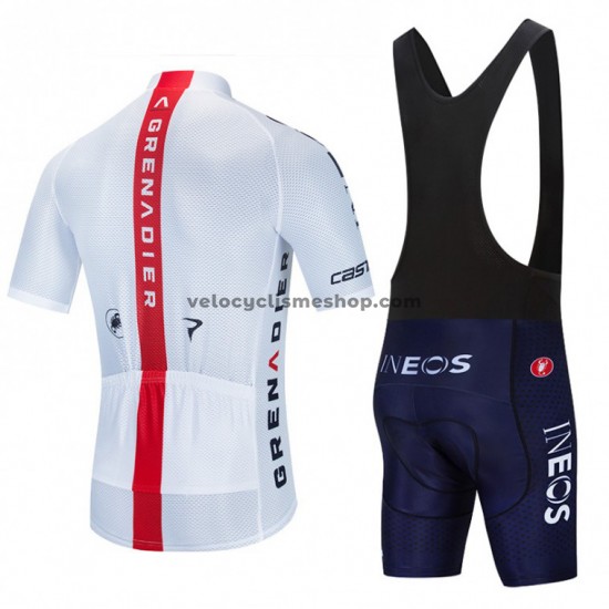 Tenue Maillot + Cuissard à Bretelles 2021 Ineos Grenadiers M004