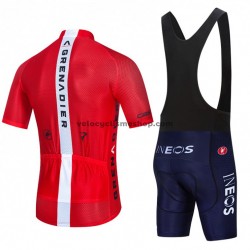 Tenue Maillot + Cuissard à Bretelles 2021 Ineos Grenadiers M005