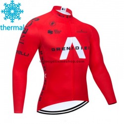 Maillot Cyclisme 2021 Ineos Grenadiers Hiver Thermal Fleece M005
