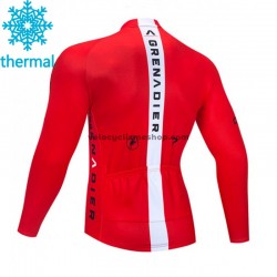 Maillot Cyclisme 2021 Ineos Grenadiers Hiver Thermal Fleece M005