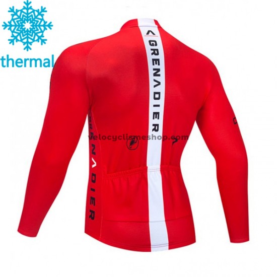 Maillot Cyclisme 2021 Ineos Grenadiers Hiver Thermal Fleece M005