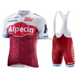 Tenue Maillot + Cuissard à Bretelles 2017 Team Katusha Alpecin M001