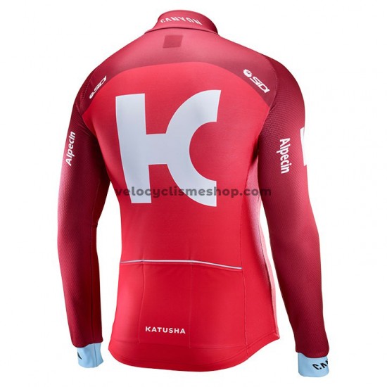 Maillot Cyclisme 2017 Team Katusha-Alpecin Manches Longues M001