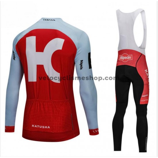 Tenue Maillot M/L + Collant à Bretelles 2018 Team Katusha Alpecin M001