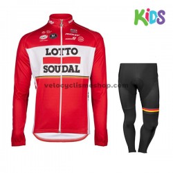Tenue Maillot M/L + Collant Long 2017 Lotto Soudal Enfant M001