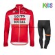 Tenue Maillot M/L + Collant Long 2017 Lotto Soudal Enfant M001