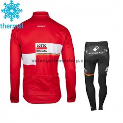 Tenue Maillot M/L + Collant Long 2017 Lotto Soudal Enfant Hiver Thermal Fleece M001