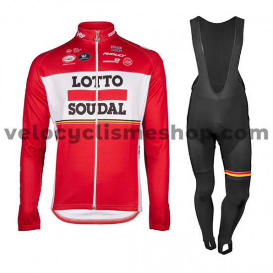 Tenue Maillot M/L + Collant à Bretelles 2017 Lotto Soudal M001