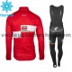 Tenue Maillot M/L + Collant à Bretelles 2017 Lotto Soudal Hiver Thermal Fleece M001