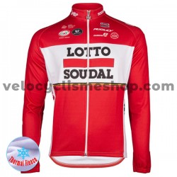 Maillot Cyclisme 2017 Lotto Soudal Hiver Thermal Fleece M001