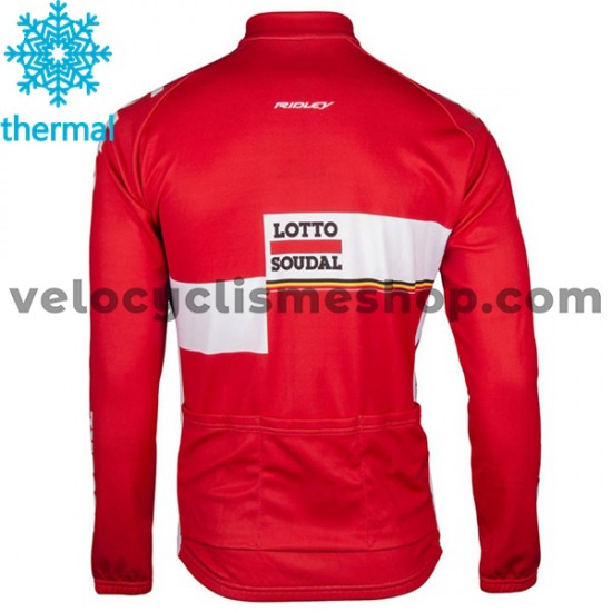 Maillot Cyclisme 2017 Lotto Soudal Hiver Thermal Fleece M001