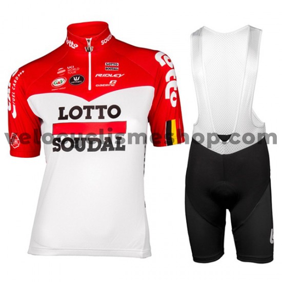 Tenue Maillot + Cuissard à Bretelles 2018 Lotto Soudal M001
