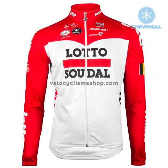 Tenue Maillot M/L + Collant à Bretelles 2018 Lotto Soudal Hiver Thermal Fleece M001
