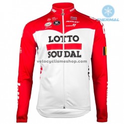 Maillot Cyclisme 2018 Lotto Soudal Hiver Thermal Fleece M001