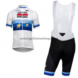 Tenue Maillot + Cuissard à Bretelles 2018 Lotto Soudal M005