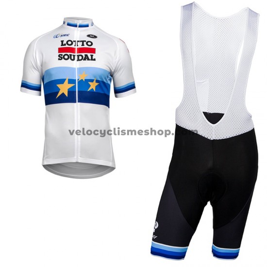 Tenue Maillot + Cuissard à Bretelles 2018 Lotto Soudal M005