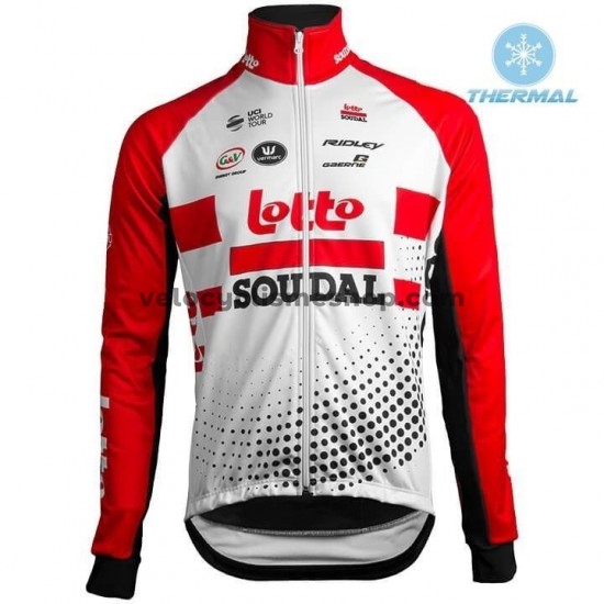 Tenue Maillot M/L + Collant à Bretelles 2019 Lotto Soudal Hiver Thermal Fleece M001