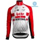Tenue Maillot M/L + Collant à Bretelles 2019 Lotto Soudal Hiver Thermal Fleece M001
