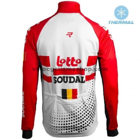 Tenue Maillot M/L + Collant à Bretelles 2019 Lotto Soudal Hiver Thermal Fleece M001