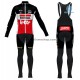 Tenue Maillot M/L + Collant à Bretelles 2020 Lotto Soudal Hiver Thermal Fleece M001