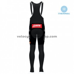 Tenue Maillot M/L + Collant à Bretelles 2020 Lotto Soudal Hiver Thermal Fleece M001