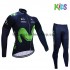 Tenue Maillot M/L + Collant Long 2017 Movistar Team Enfant M001
