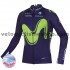 Maillot Cyclisme 2017 Movistar Team Hiver Thermal Fleece M001