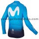 Maillot Cyclisme 2018 Movistar Team Manches Longues M001