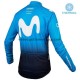 Tenue Maillot M/L + Collant à Bretelles 2019 Movistar Team Hiver Thermal Fleece M001