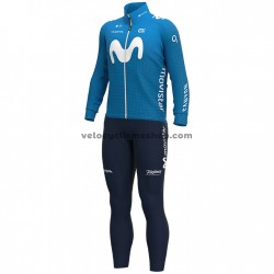 Tenue Maillot M/L + Collant à Bretelles 2020 Movistar Team M001