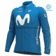 Tenue Maillot M/L + Collant à Bretelles 2020 Movistar Team Hiver Thermal Fleece M001