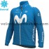 Maillot Cyclisme 2020 Movistar Team Hiver Thermal Fleece M001