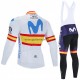Tenue Maillot M/L + Collant à Bretelles 2020 Movistar Team M002