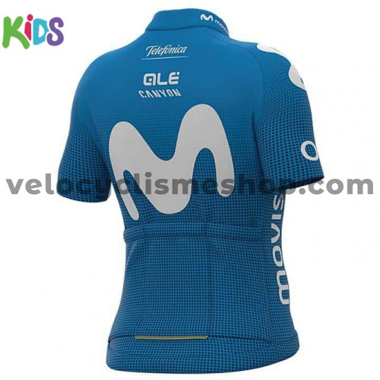 Tenue Maillot + Cuissard 2021 Movistar Team Enfant M001