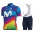 Tenue Maillot + Cuissard à Bretelles 2021 Movistar Team M004