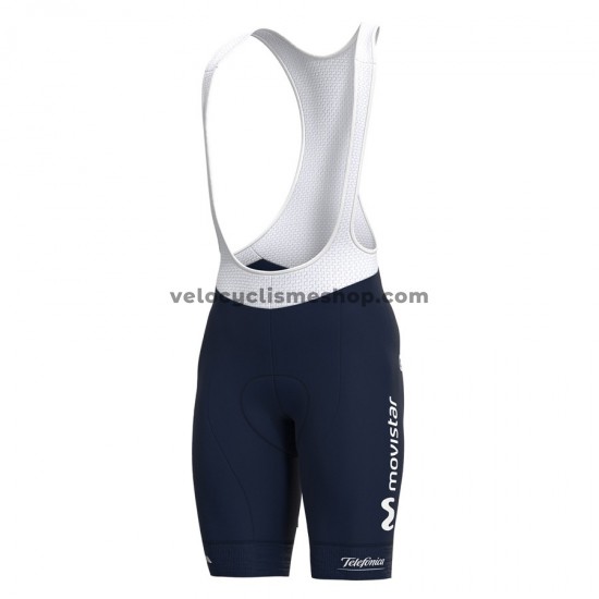 Tenue Maillot + Cuissard à Bretelles 2021 Movistar Team M004