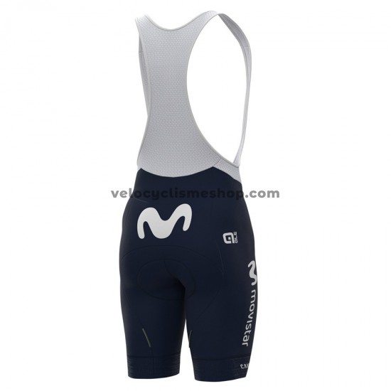 Tenue Maillot + Cuissard à Bretelles 2021 Movistar Team M004