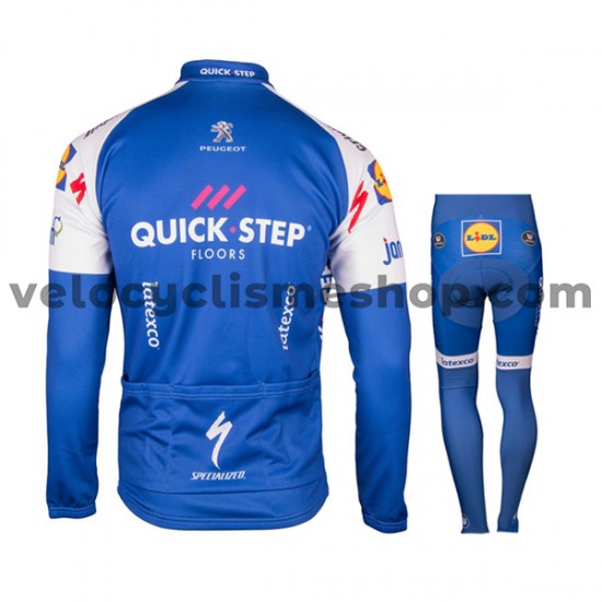 Tenue Maillot M/L + Collant Long 2017 Quick-Step Floors Enfant M001