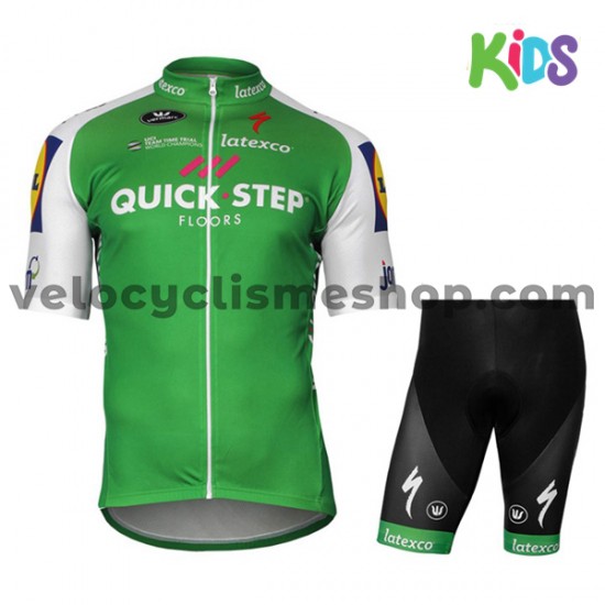 Tenue Maillot + Cuissard 2017 Quick-Step Floors Enfant M002