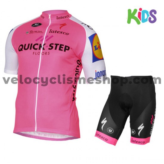 Tenue Maillot + Cuissard 2017 Quick-Step Floors Enfant M004