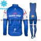 Tenue Maillot M/L + Collant à Bretelles 2017 Quick-Step Floors Hiver Thermal Fleece M001