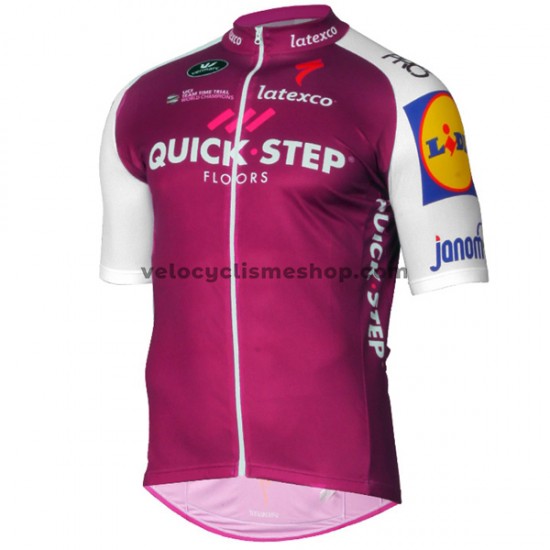 Tenue Maillot + Cuissard à Bretelles 2017 Quick-Step Floors M003