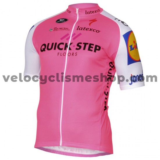 Tenue Maillot + Cuissard à Bretelles 2017 Quick-Step Floors M004