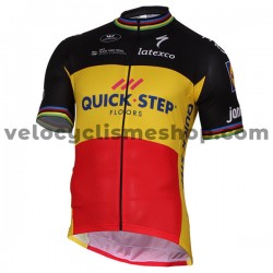 Tenue Maillot + Cuissard à Bretelles 2017 Quick-Step Floors M006