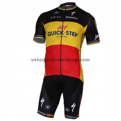 Tenue Maillot + Cuissard à Bretelles 2017 Quick-Step Floors M006